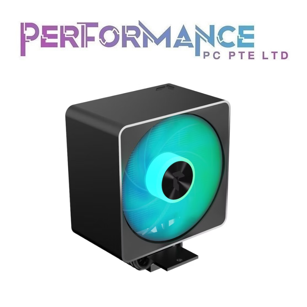 APNX AP1-V ARGB LED-5 pipe Hydro Bearing Enhanced Heat Capacity Black Aluminum Block TDP 245W Hardcore Gaming Fan Cooler (2 YEARS WARRANTY BY CORBELL TECHNOLOGY PTE LTD)