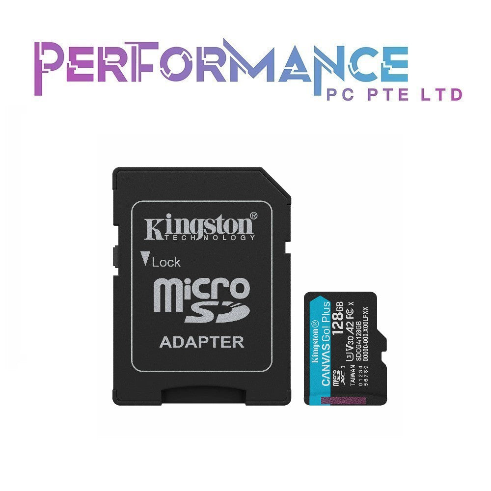 Kingston SDCG4  microSDXC Canvas Go Plus Gen4 200MB 64GB/ 128GB/ 256GB/ 512GB /1TB  (LIFETIME WARRANTY BY CONVERGENT)