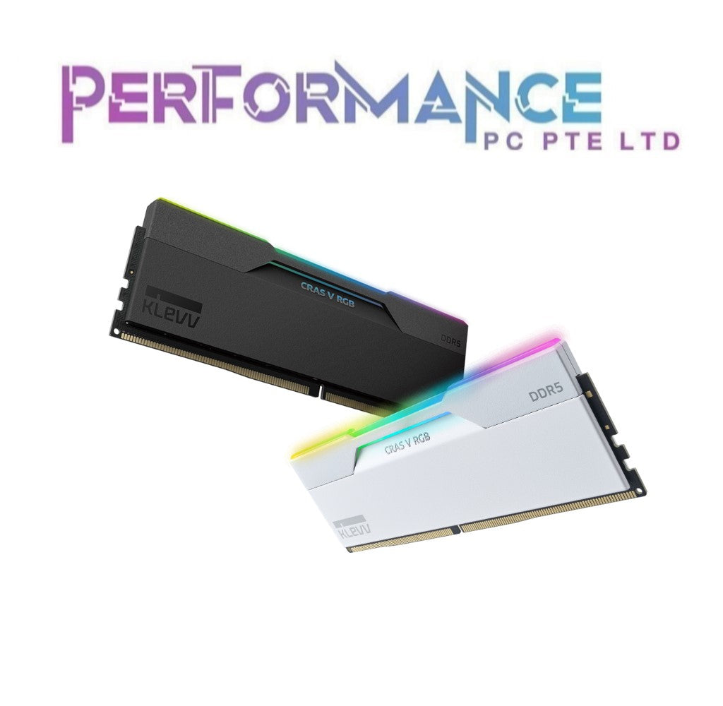 KLEVV Cras V RGB DDR5 (6000/6400/7200) (CL30/32/34) (2x16GB)(2X24GB) (LIMITED LIFETIME WARRANTY BY TECH DYNAMIC PTE LTD)