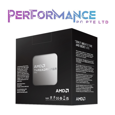 AMD Ryzen Threadripper PRO 9995WX 96 CPU CORES 192 THREADS (3 YEAR WARRANTY BY CORBELL TECHNOLOGIES PTE LTD)