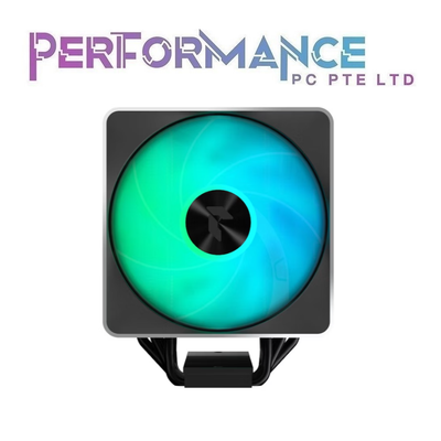 APNX AP1-V ARGB LED-5 pipe Hydro Bearing Enhanced Heat Capacity Black Aluminum Block TDP 245W Hardcore Gaming Fan Cooler (2 YEARS WARRANTY BY CORBELL TECHNOLOGY PTE LTD)