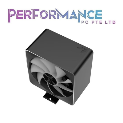 APNX AP1-V ARGB LED-5 pipe Hydro Bearing Enhanced Heat Capacity Black Aluminum Block TDP 245W Hardcore Gaming Fan Cooler (2 YEARS WARRANTY BY CORBELL TECHNOLOGY PTE LTD)