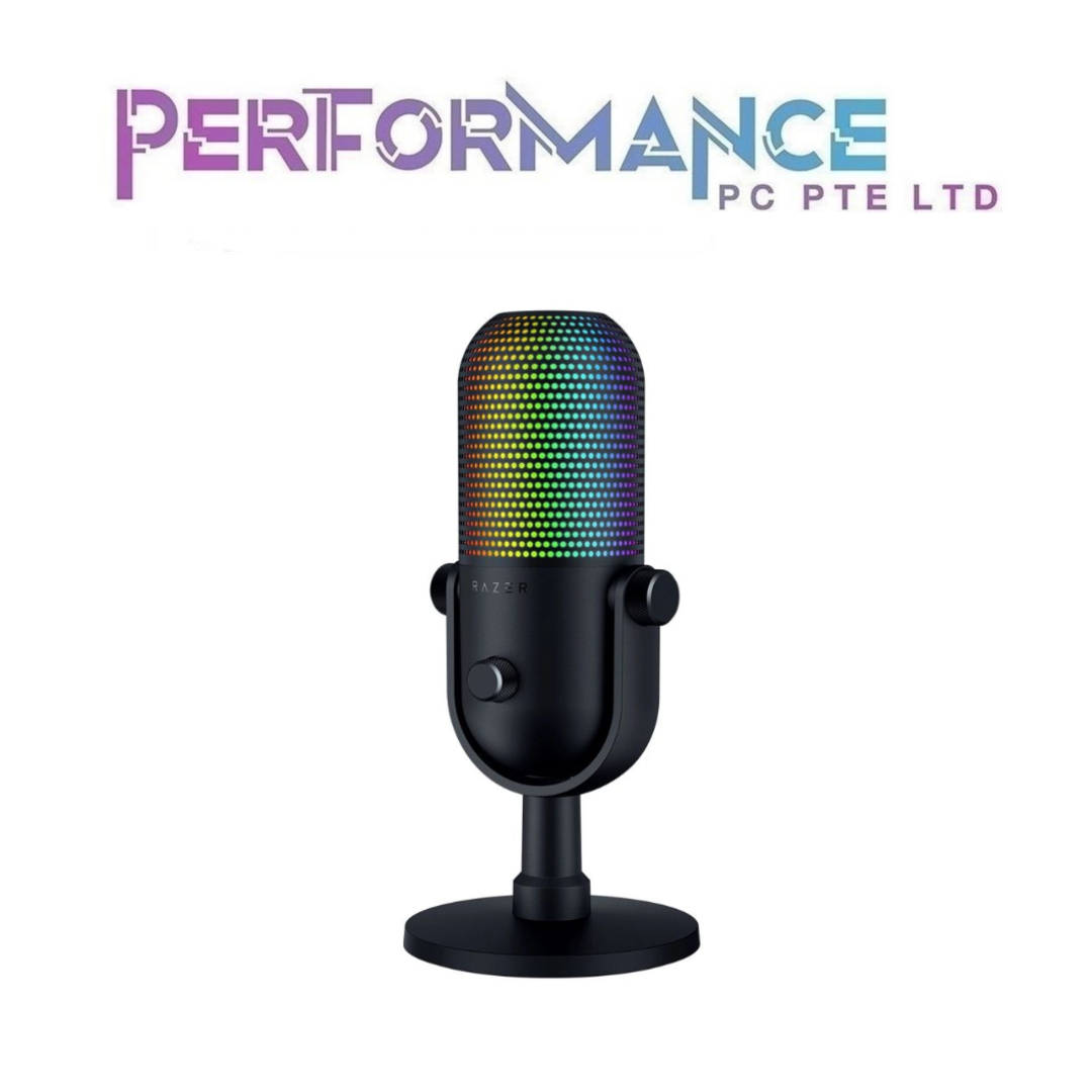 Razer Seiren V3 Chroma -  A Pro-Grade RGB USB Microphone with Tap-to-Mute - FRML Black / White Edition / Quartz Edition (1 YEARS WARRANTY BY BAN LEONG TECHNOLOGY PTE LTD)