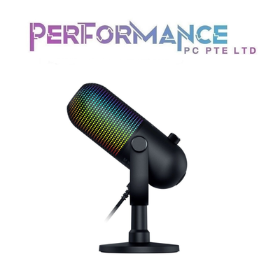 Razer Seiren V3 Chroma -  A Pro-Grade RGB USB Microphone with Tap-to-Mute - FRML Black / White Edition / Quartz Edition (1 YEARS WARRANTY BY BAN LEONG TECHNOLOGY PTE LTD)