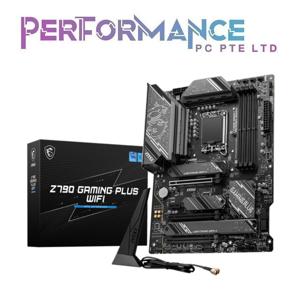 MSI Z790 Z 790 GAMING PLUS WIFI MOTHERBOARD (3 YEARS WARRANTY BY CORBELL TECHNOLOGY PTE LTD)