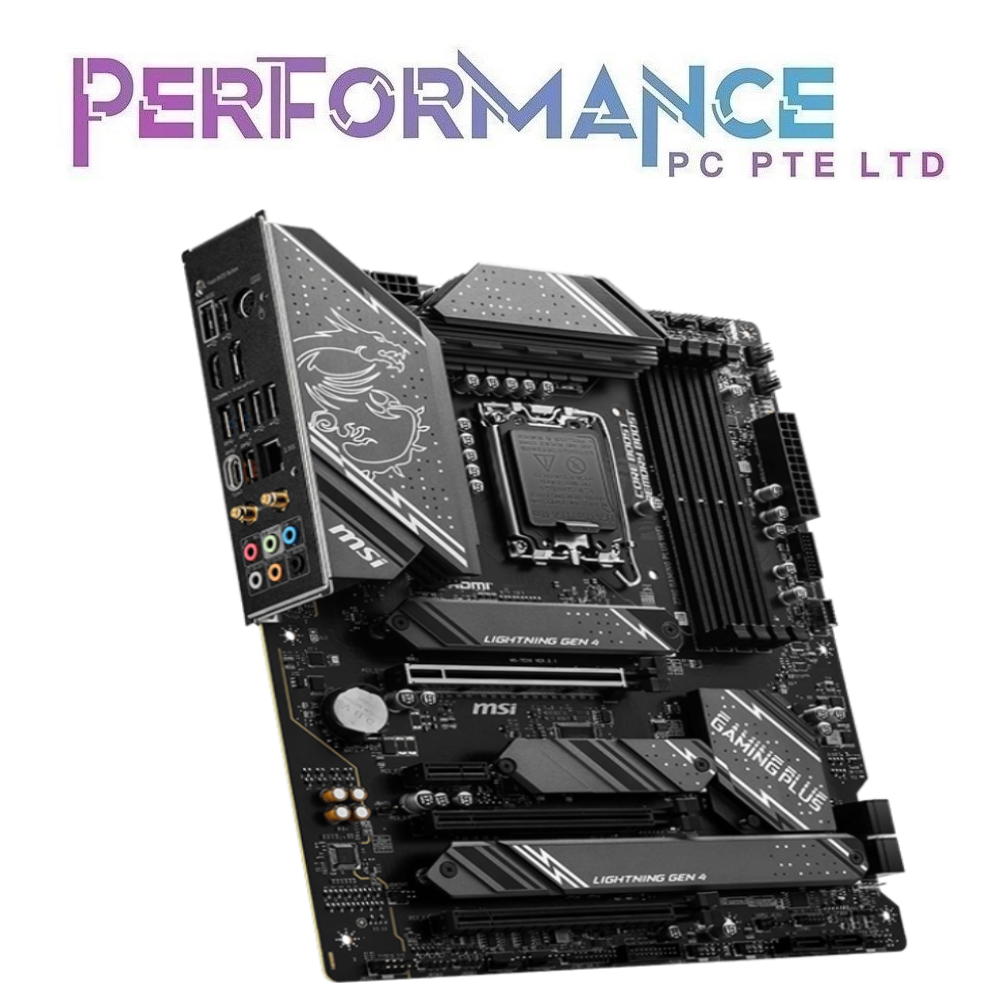 MSI Z790 Z 790 GAMING PLUS WIFI MOTHERBOARD (3 YEARS WARRANTY BY CORBELL TECHNOLOGY PTE LTD)