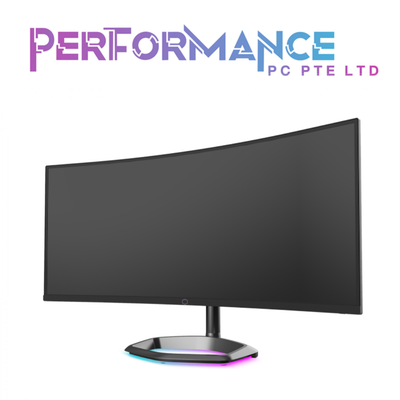 COOLER MASTER GM34-CWQ ARGB 34" Resolution UWQHD 3440x1440 Curved MONITOR (3 YEARS WARRANTY BY BAN LEONG TECHNOLOGY PTE LTD)