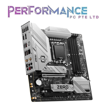 MSI B760M B 760M B760 M PROJECT ZERO MOTHERBOARD (3 YEARS WARRANTY BY CORBELL TECHNOLOGY PTE LTD)