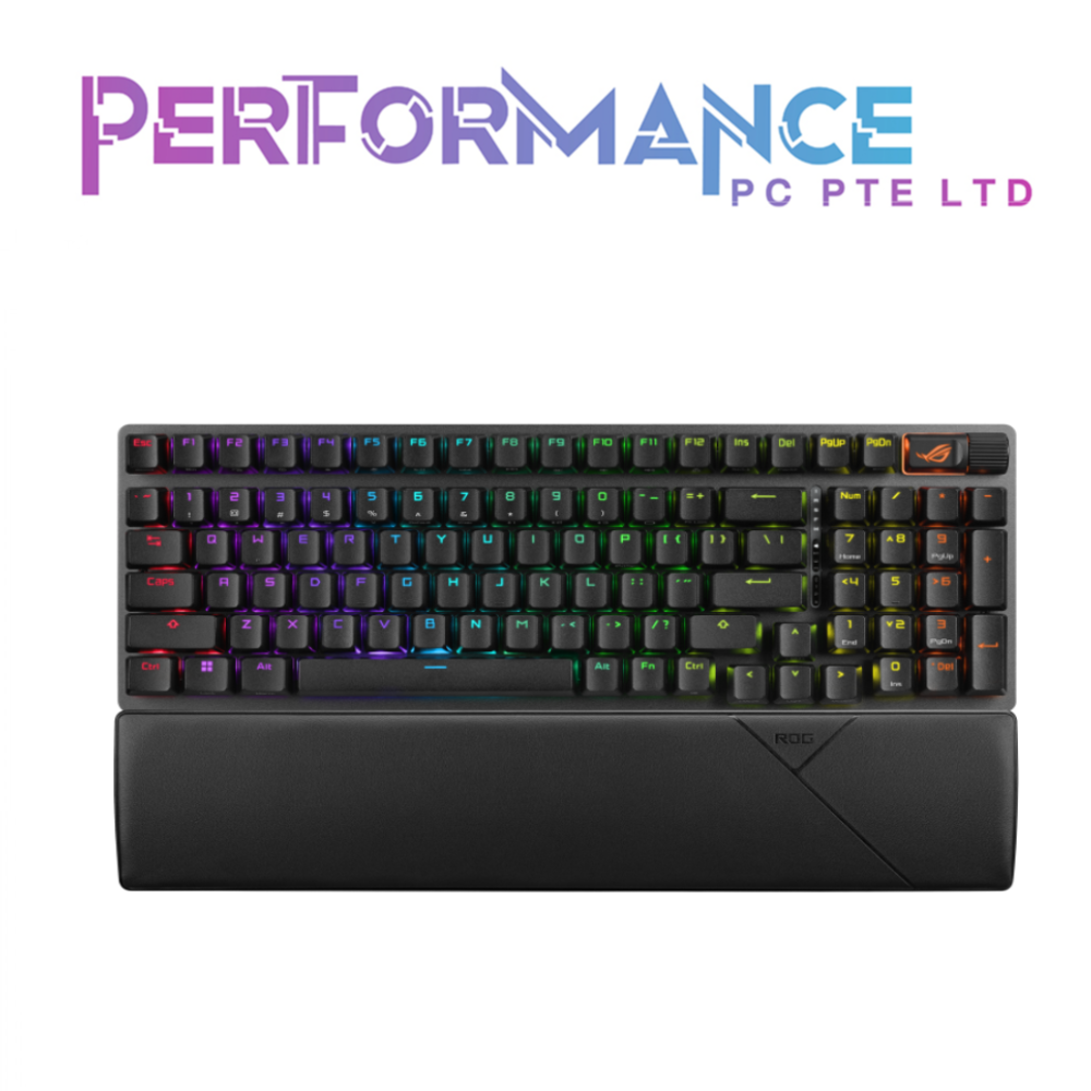 ASUS ROG Strix Scope II 96 Wireless Mechanical Gaming Keyboard - ROG NX Storm Switch (2 YEARS WARRANTY BY CONVERGENT SYSTEM PTE LTD)