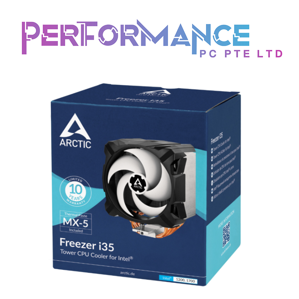 ARCTIC Freezer i35 (Base Model) CPU Cooler (6 YEARS WARRANTY BY TECH DYNAMIC PTE LTD)