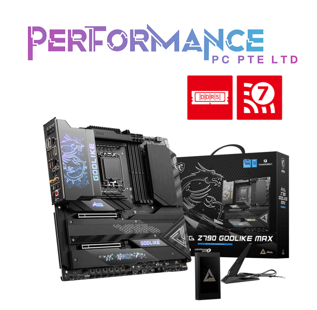 MSI MEG Z790 Z 790 GODLIKE MAX MOTHERBOARD (3 YEARS WARRANTY BY CORBELL TECHNOLOGY PTE LTD)