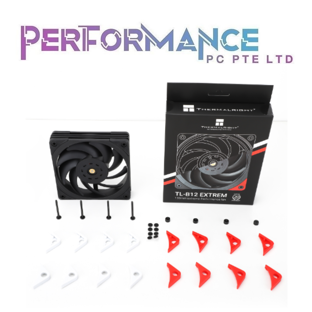 THERMALRIGHT TL-B12 EXTREM 120mm Black Cooling Fan Single Piece Pack ( 6 YEARS WARRANTY BY THERMALRIGHT )