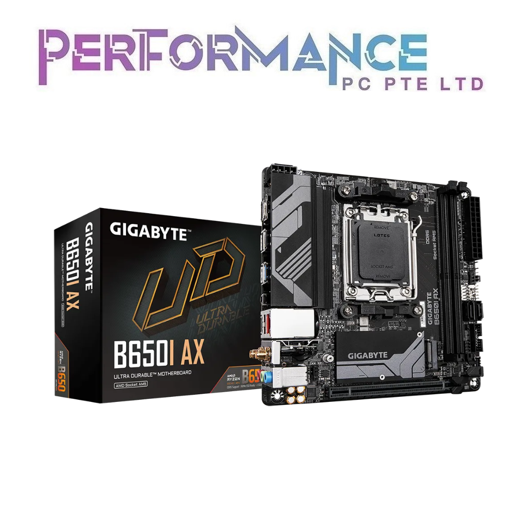 GIGABYTE B650I B650 I B 650I AX MOTHERBOARD (3 YEARS WARRANTY BY CDL TRADING PTE LTD)