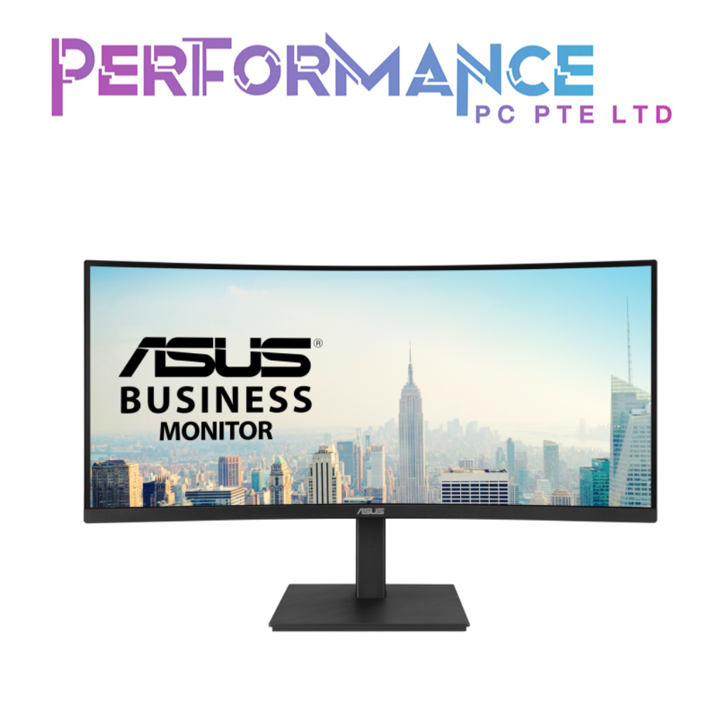 ASUS VA34VCPSN Docking Monitor – 34 inch, 3440 x 1440, 1500R Curvature (3 YEARS  WARRANTY BY AVERTEK ENTERPRISES PTE LTD)