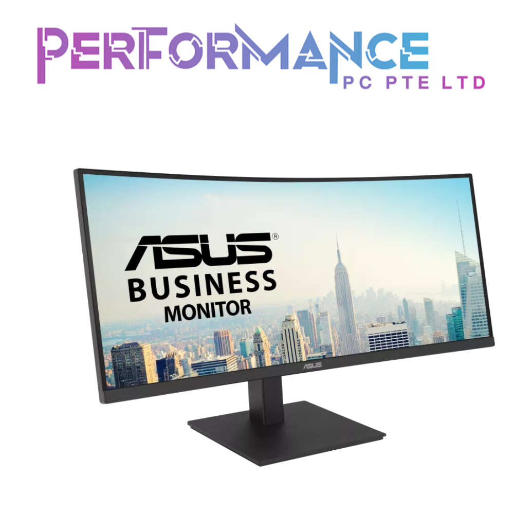 ASUS VA34VCPSN Docking Monitor – 34 inch, 3440 x 1440, 1500R Curvature (3 YEARS  WARRANTY BY AVERTEK ENTERPRISES PTE LTD)