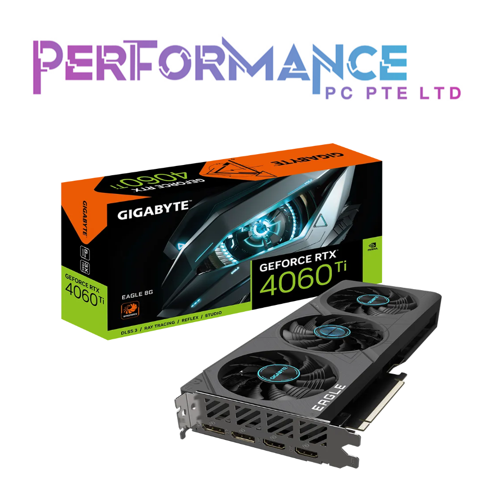 GIGABYTE GeForce RTX 4060 Ti RTX4060 Ti RTX 4060Ti EAGLE 8G (3 YEARS WARRANTY BY CDL TRADING PTE LTD)