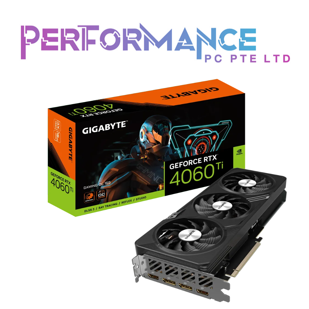 GIGABYTE GeForce RTX 4060 Ti RTX 4060Ti RTX4060 Ti GAMING OC 16G Graphic Card (3 YEARS WARRANTY BY CDL TRADING PTE LTD)