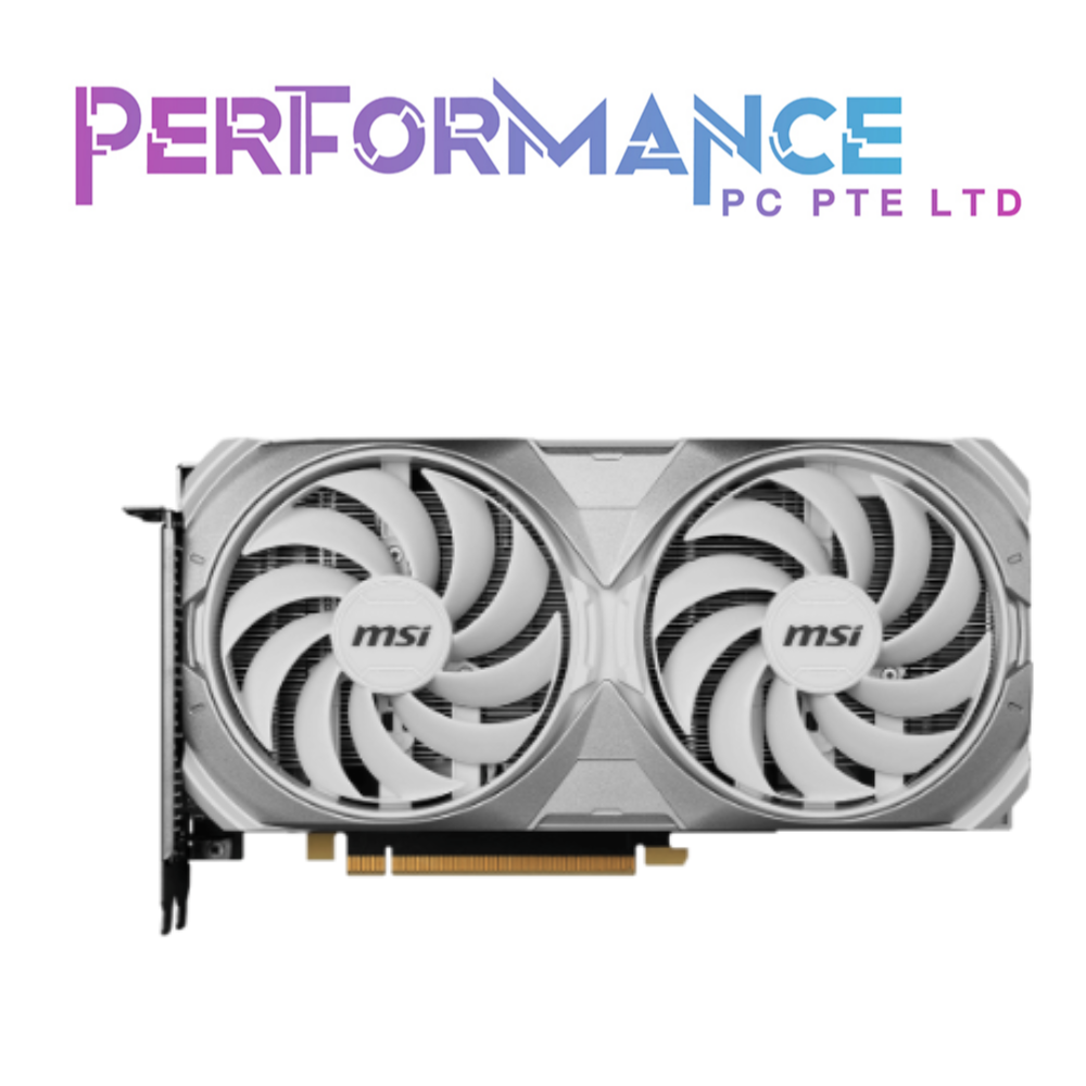 MSI GeForce RTX4070 RTX 4070 VENTUS 2X WHITE 12G OC GRAPHIC CARD (3 YEARS WARRANTY BY CORBELL TECHNOLOGY PTE LTD)