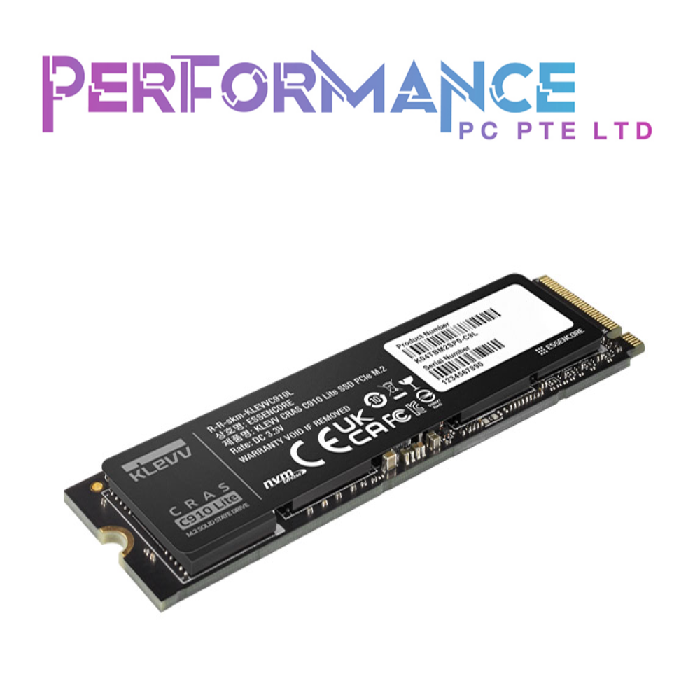 KLEVV C910 Lite Gen4 M.2 NVME SSD 5000MB/s - 1TB (3 YEARS WARRANTY BY TECH DYNAMIC PTE LTD)