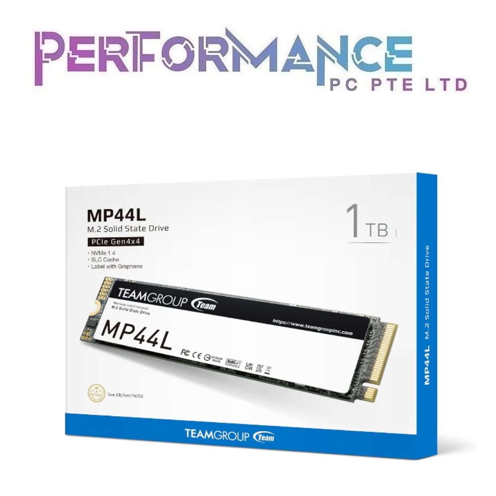 TEAMGROUP MP44L MP 44L MP44 L 1 TB M.2 PCIe 4.0 SSD (5 YEARS WARRANTY BY AVERTEK ENTERPRISES PTE LTD)