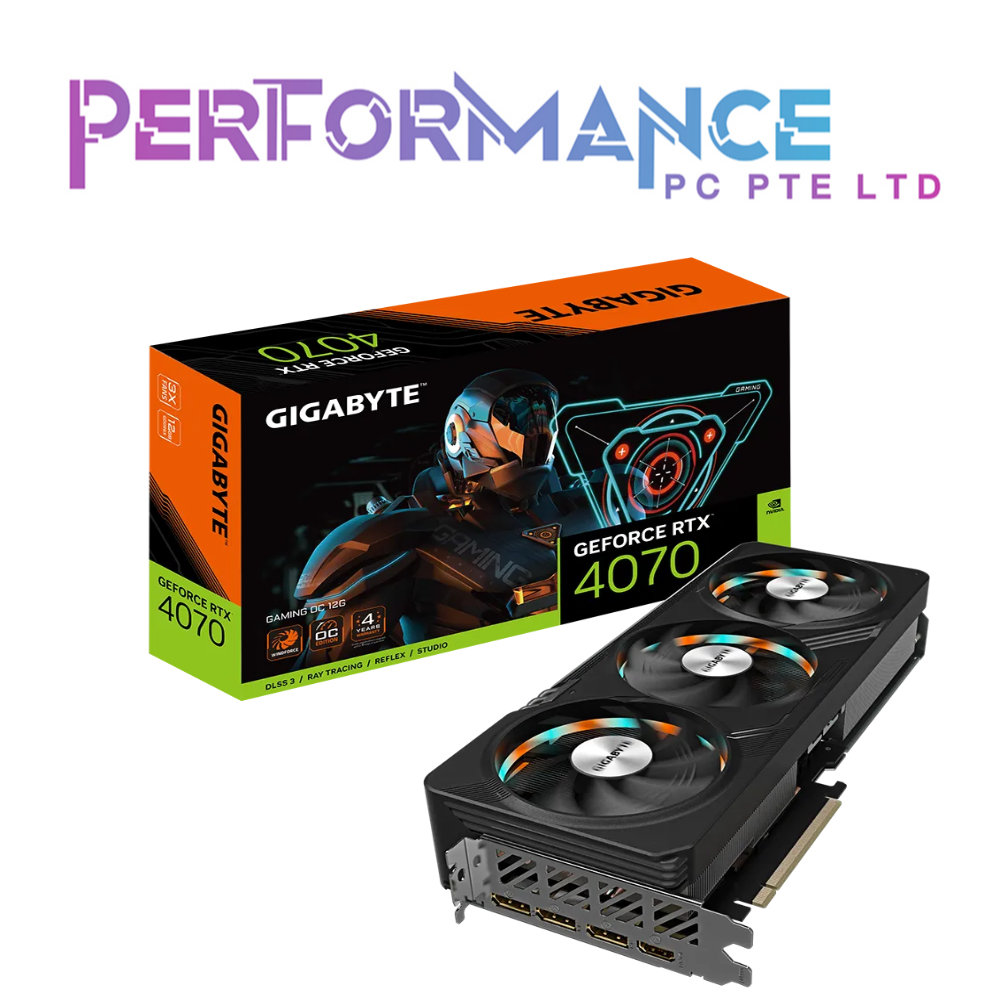 GIGABYTE GeForce RTX­­ 4070 RTX4070 GAMING OC Edition 12GB GDDR6X Graphic Card GPU (4 YEARS WARRANTY BY CDL TRADING PTE LTD)