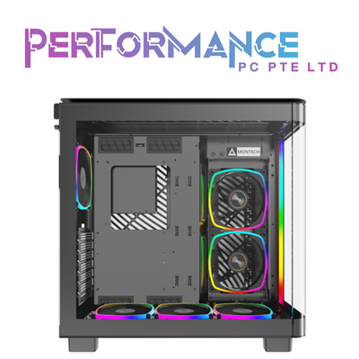 MONTECH KING 95 PRO VERSION PC CASE - BLACK / White (1 YEAR WARRANTY BY TECH DYNAMIC PTE LTD)