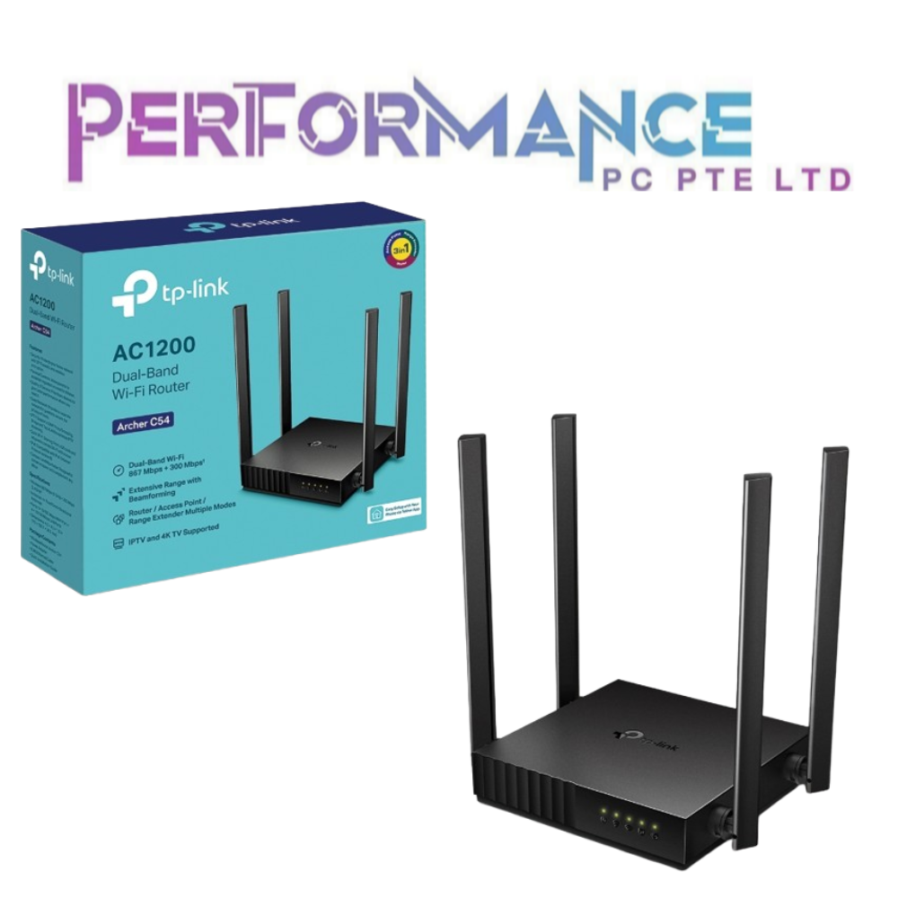 TP-Link Archer C54 C 54 AC1200 Dual Band Wi-Fi Router (3 YEARS WARRANTY BY BAN LEONG TECHNOLOGY PTE LTD)