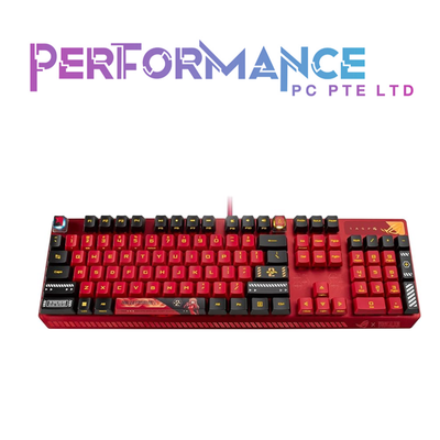 ASUS ROG Strix Scope RX EVA-02 Edition Optical Mechanical Gaming Keyboard - RX Red (2 YEARS WARRANTY BY BAN LEONG TECHNOLOGIES PTE LTD)