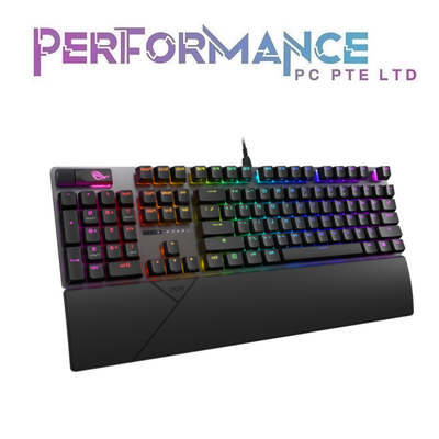 ASUS ROG STRIX SCOPE II NX SNOW / NX STORM GAMING KEYBOARD (2 YEARS WARRANTY BY BAN LEONG TECHNOLOGY PTE LTD)