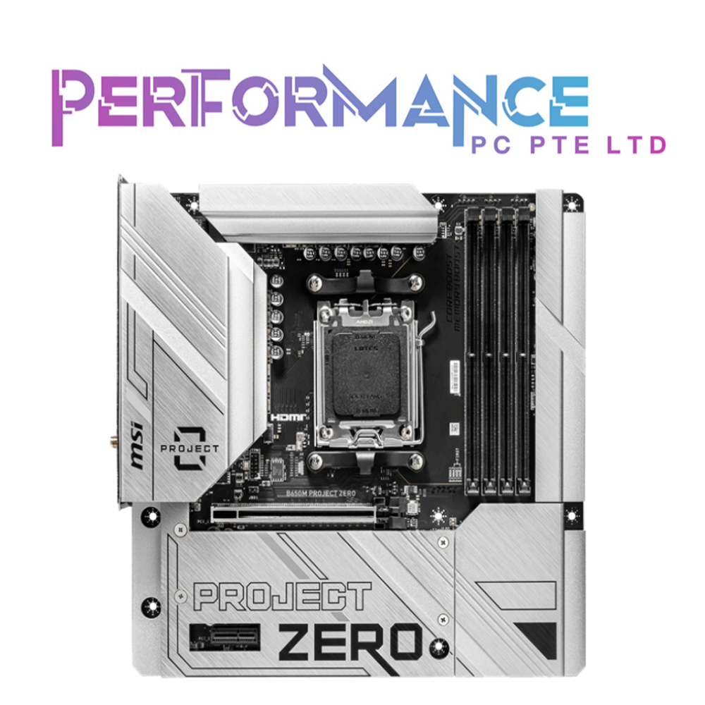 MSI B650M B650 M PROJECT ZERO MOTHERBOARD (3 YEARS WARRANTY BY CORBELL TECHNOLOGY PTE LTD)