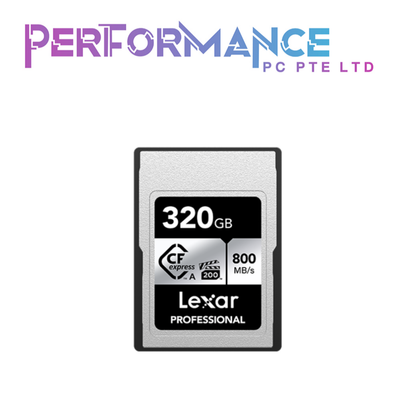 LEXAR Card - Professional CFexpress Type A Silver Series 160GB/320GB (10 YEARS WARRANTY BY TECH DYNAMIC PTE LTD)