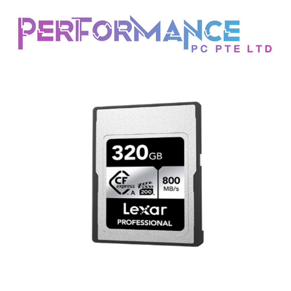 LEXAR Card - Professional CFexpress Type A Silver Series 160GB/320GB (10 YEARS WARRANTY BY TECH DYNAMIC PTE LTD)