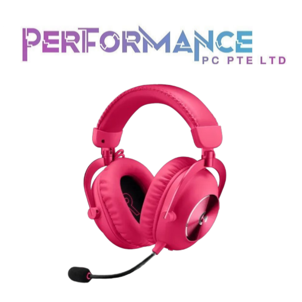 Logitech G Pro X 2 Lightspeed Black / White / Magenta Bluetooth Gaming Headset (2 YEARS WARRANTY BY BAN LEONG TECHNOLOGIES PTE LTD)