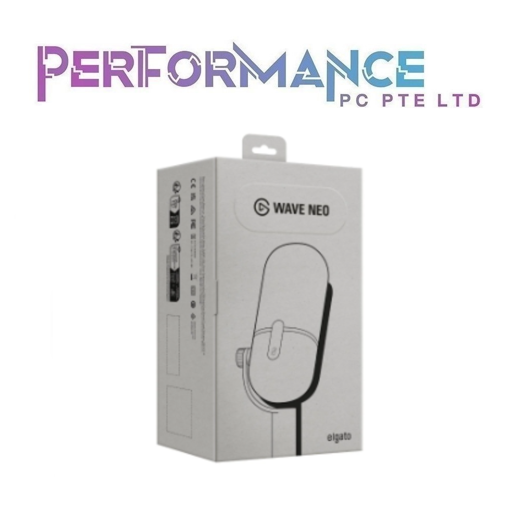 Elgato Wave Neo no software setup needed, without distortion caused by built-in mics, USB Microphone (2 YEARS WARRANTY BY CONVERGENT SYSTEM PTE LTD)