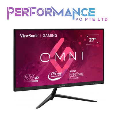 ViewSonic VX2728 27" OMNI gaming monitor fast IPS w HDR10 frameless FHD 0.5ms 180hz 1920x1080 (3 YEARS WARRANTY BY KAIRA TECHOLOGY PTE LTD)