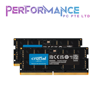 (PRE-ORDER) Crucial 8GB/16GB/24GB/32GB/48GB DDR5-5600 SODIMM CL46 (16Gbit) (LIMITED LIFETIME WARRANTY)