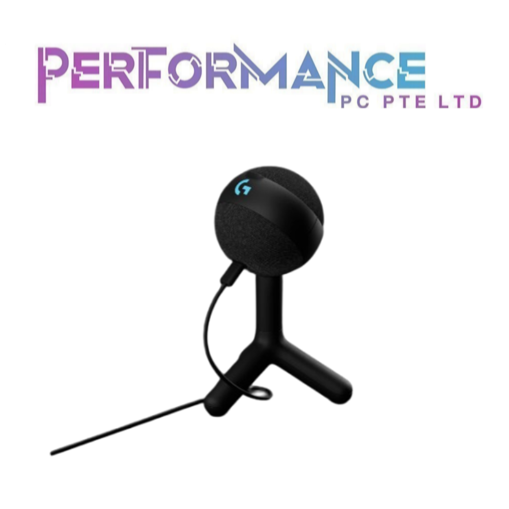 Logitech Yeti Orb Condenser RGB Black Gaming Microphone (2 YEARS WARRANTY BY BAN LEONG TECHNOLOGIES PTE LTD)