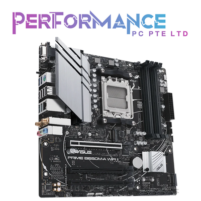 ASUS PRIME B650M-A WIFI B 650M A B650MA B 650MA B650M A AMD B650 Micro-ATX motherboard, DDR5, PCIe 5.0 M.2 support, Realtek 2.5Gb Ethernet, Wi-Fi 6, DisplayPort, VGA, HDMI ( 3 Years warranty by Avertek pte ltd )