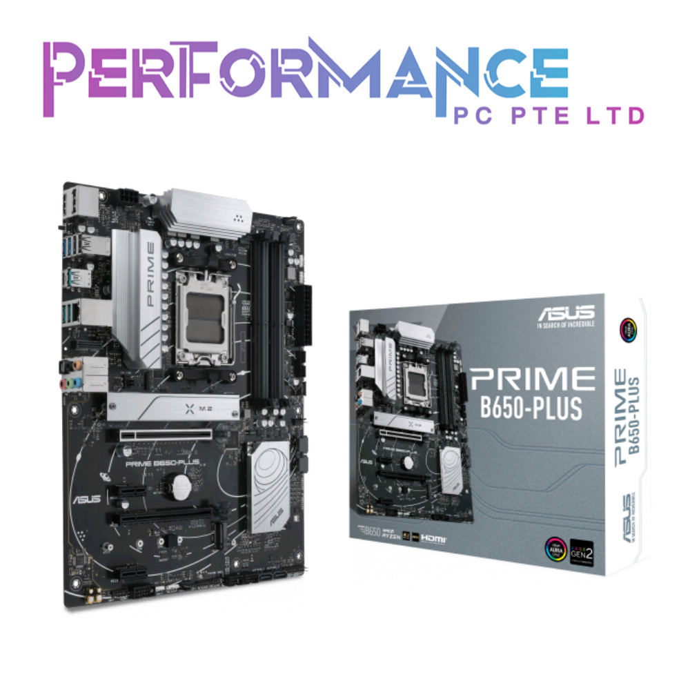 ASUS PRIME B650-PLUS AMD B650 B 650 ATX motherboard with DDR5, PCIe 5.0 M.2 support  ( 3 Years Warranty with Avertek Pte Ltd )