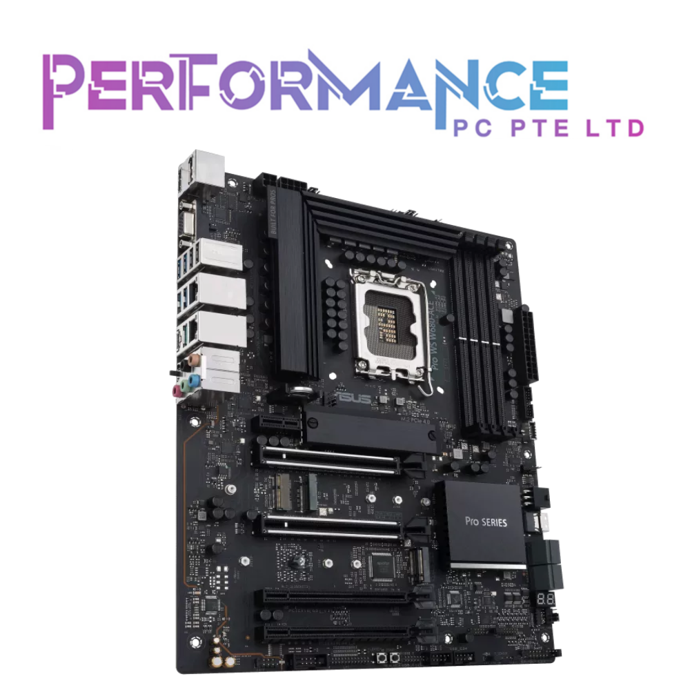 ASUS PRO WS W680-ACE Workstation (LGA 1700) ATX motherboard, PCIe® 5.0, DDR5, dual Intel® 2.5 Gb Ethernet (3 YEARS WARRANTY BY AVERTEK ENTERPRISES PTE LTD)