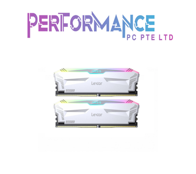Lexar Ares RGB DDR5 6400 CL32 2*16GB - White/Black (LIMITED LIFETIME WARRANTY APPLIED)