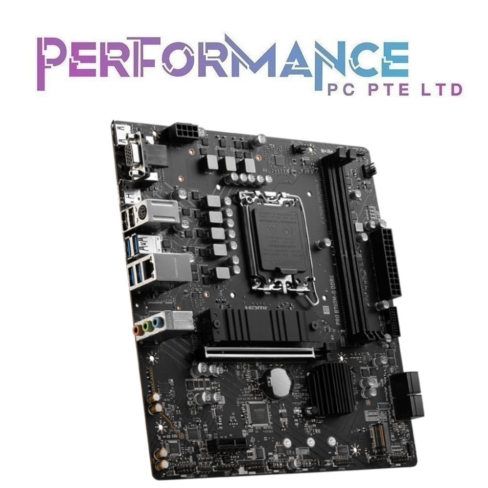 MSI PRO B760M-G B760MG B760M G DDR4 MOTHERBOARD (3 YEARS WARRANTY BY CORBELL TECHNOLOGY PTE LTD)