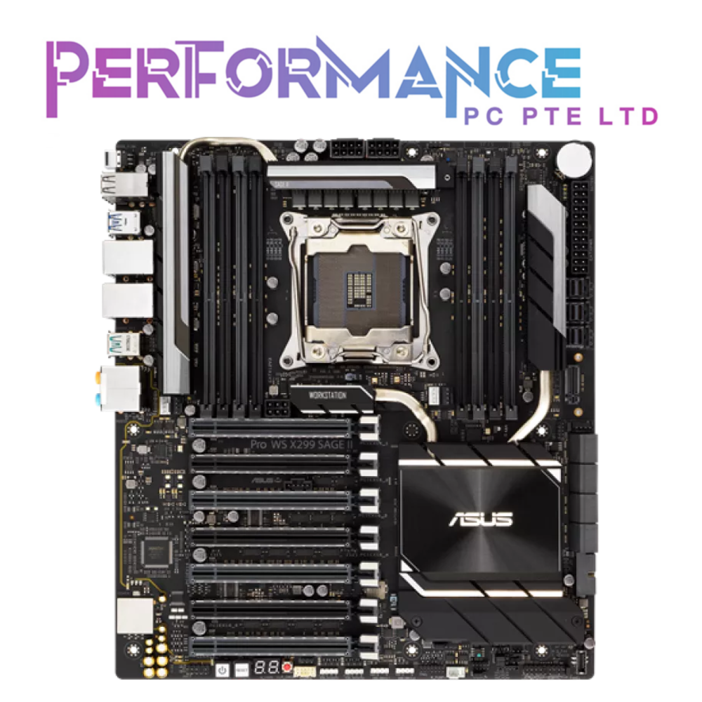 ASUS PRO WS X299 SAGE II Intel CEB motherboard LGA 2066 for Intel Core X-series processors (3 YEARS WARRANTY BY AVERTEK ENTERPRISES)