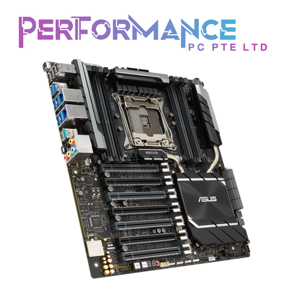 ASUS PRO WS X299 SAGE II Intel CEB motherboard LGA 2066 for Intel Core X-series processors (3 YEARS WARRANTY BY AVERTEK ENTERPRISES)