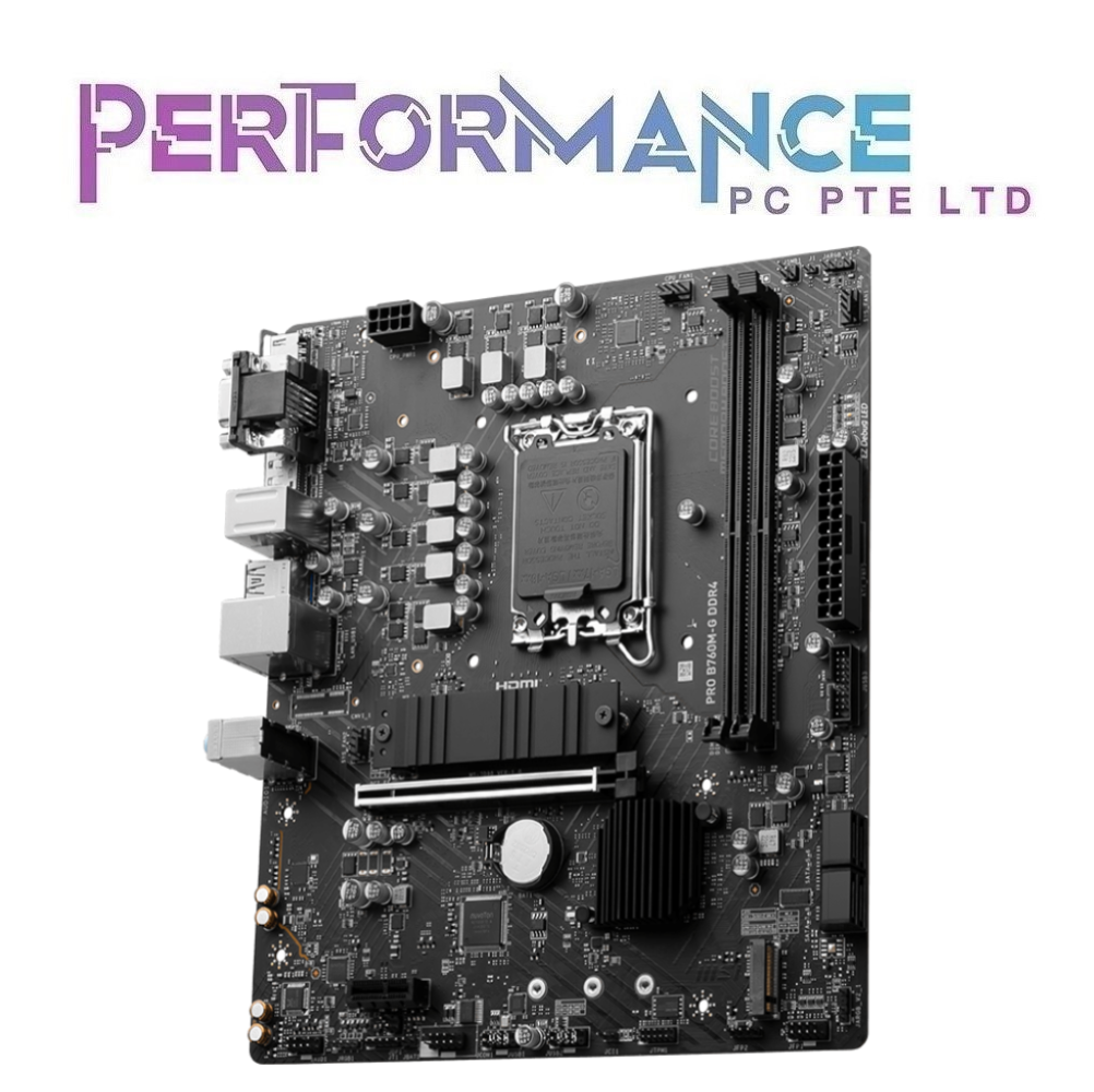 MSI PRO B760M-G B760MG B760M G DDR4 MOTHERBOARD (3 YEARS WARRANTY BY CORBELL TECHNOLOGY PTE LTD)