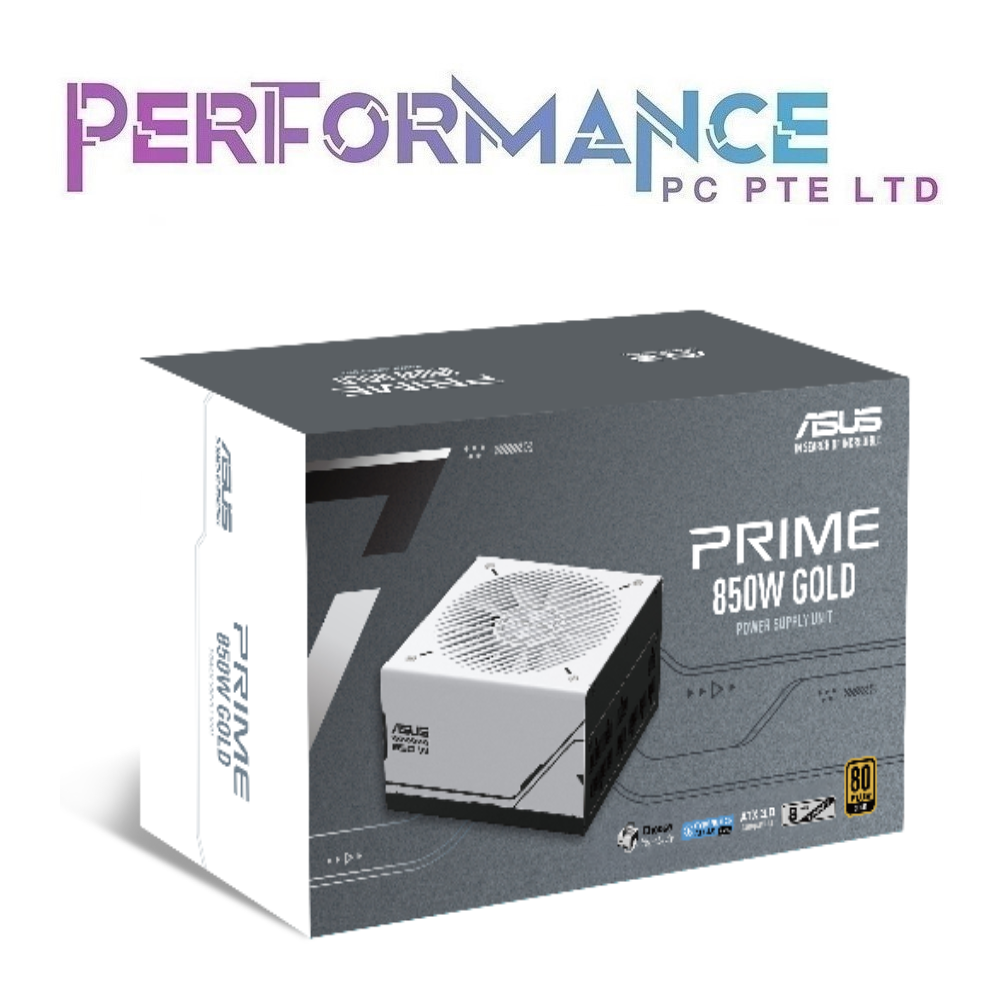 ASUS PRIME AP850G/AP750G AP 850G AP850 G FULL MODULAR GOLD PSU (8 YEARS WARRANTY BY AVERTEK ENTERPRISES PTE LTD)