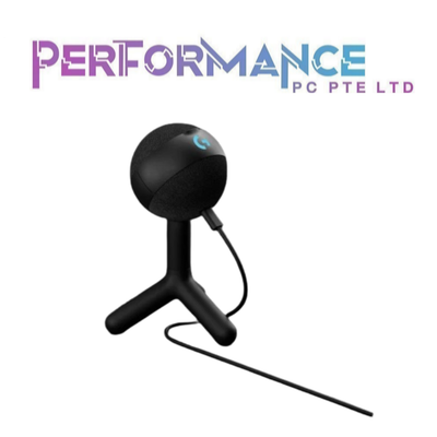 Logitech Yeti Orb Condenser RGB Black Gaming Microphone (2 YEARS WARRANTY BY BAN LEONG TECHNOLOGIES PTE LTD)