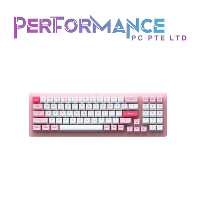 AKKO Keyboard RGB Hotswap - ACR98 Mini Combo (CS Jelly Switches) Pink/Black/White ( 3 MONTHS WARRANTY BY TECH DYNAM