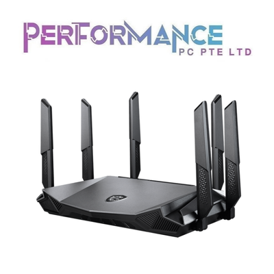 MSI RadiX AX6600 WiFi 6 Tri-Band Gaming Router (3 YEARS WARRANTY BY CORBELL TECHNOLOGY PTE LTD)