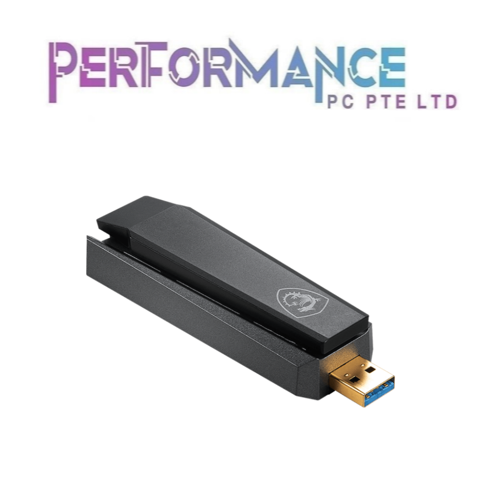 MSI AX1800 WiFi USB Adapter (3 YEARS WARRANTY BY CORBELL TECHNOLOGY PTE LTD)